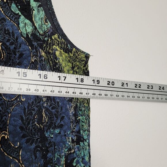 Vintage y2k 90s blue green grunge fairy whimsigoth witchy stretch too medium - Picture 5 of 6